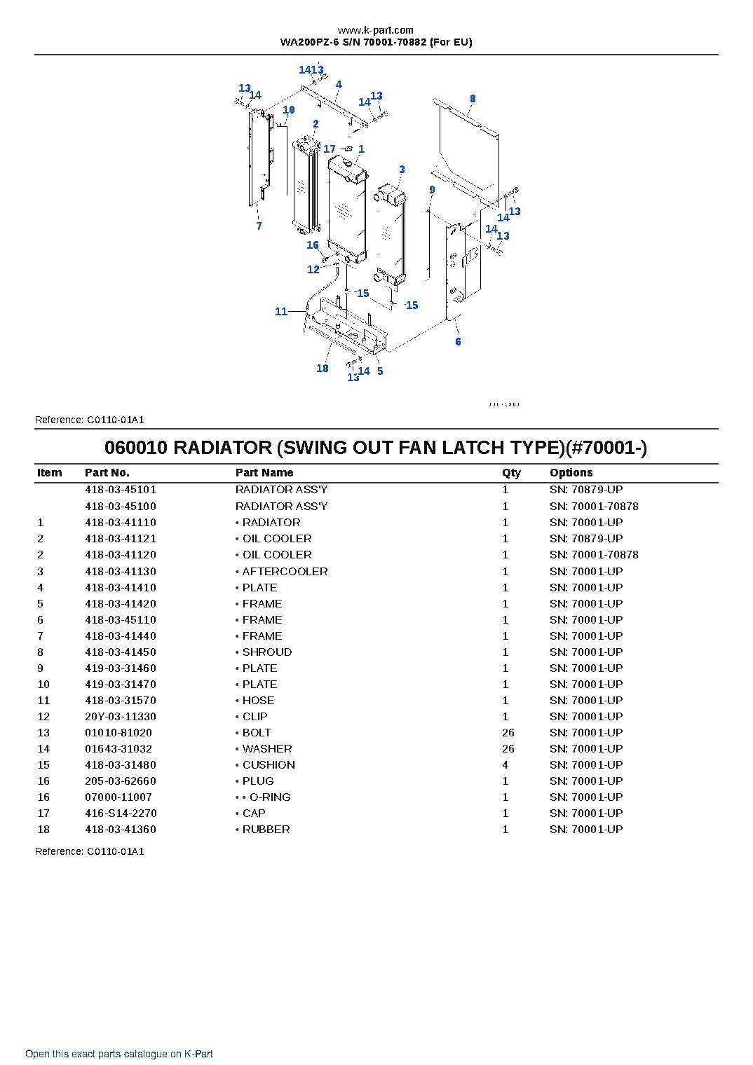 WA200PZ-6 S/N 70001-70882 (For EU) – sample page 10