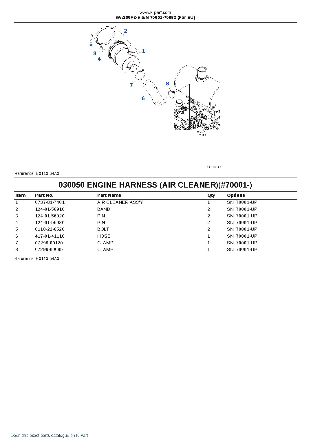 WA200PZ-6 S/N 70001-70882 (For EU) – sample page 6