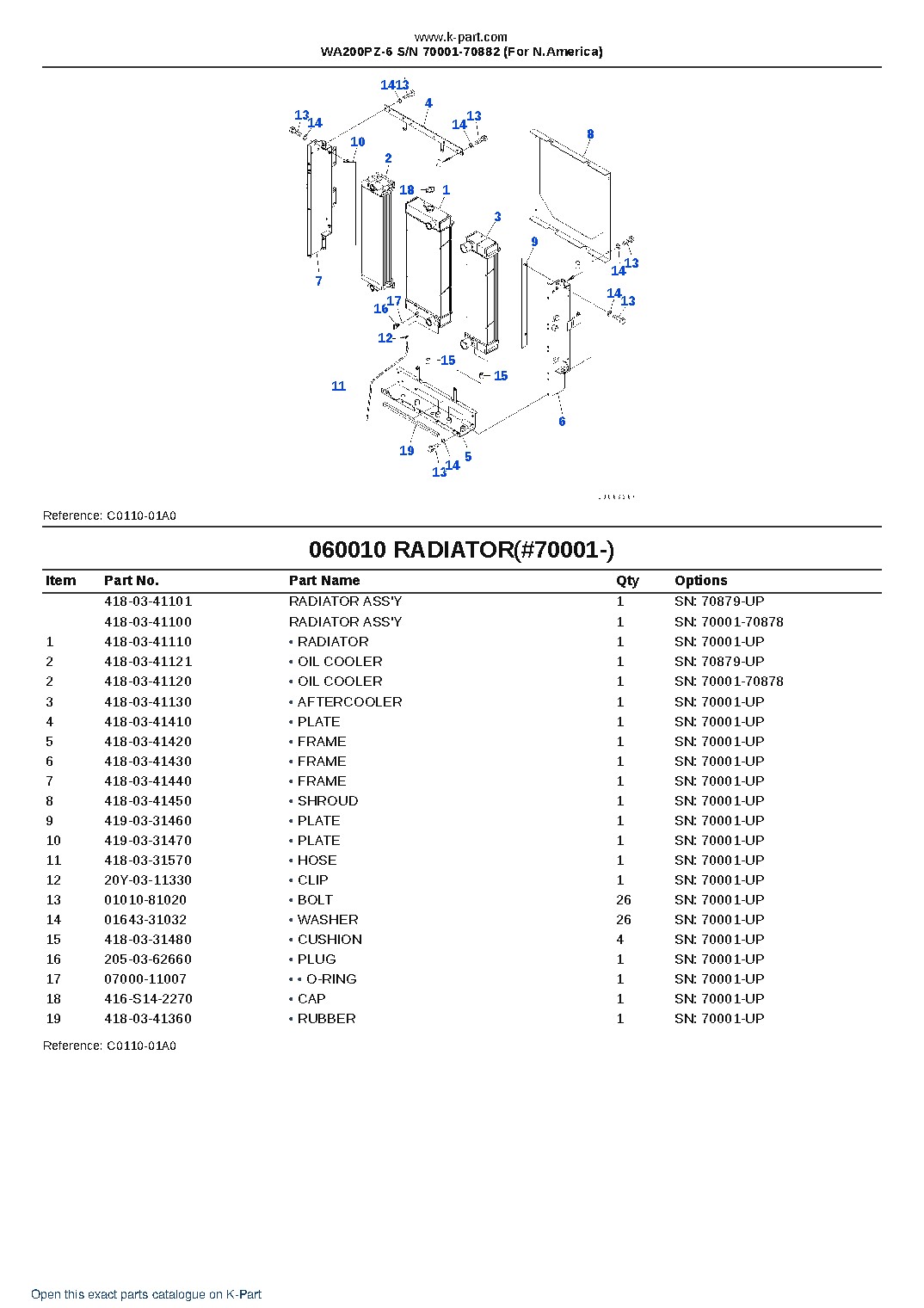 WA200PZ-6 S/N 70001-70882 (For N.America) – sample page 10