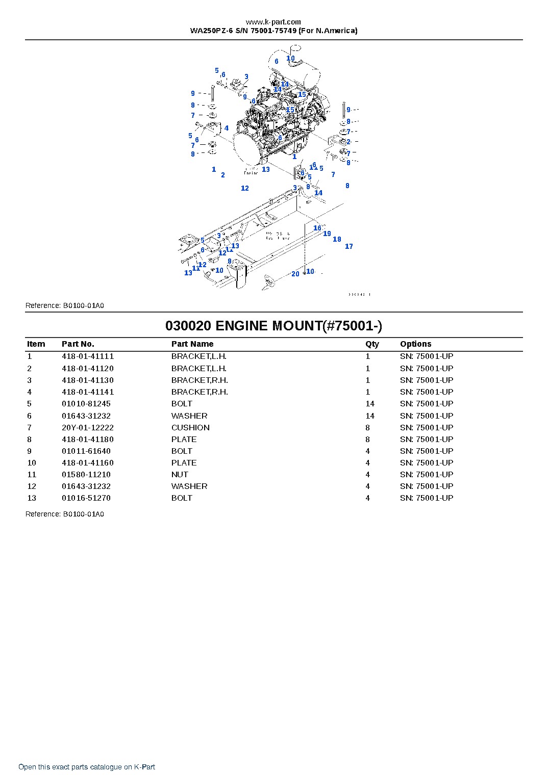 WA250PZ-6 S/N 75001-75749 (For N.America) – sample page 2