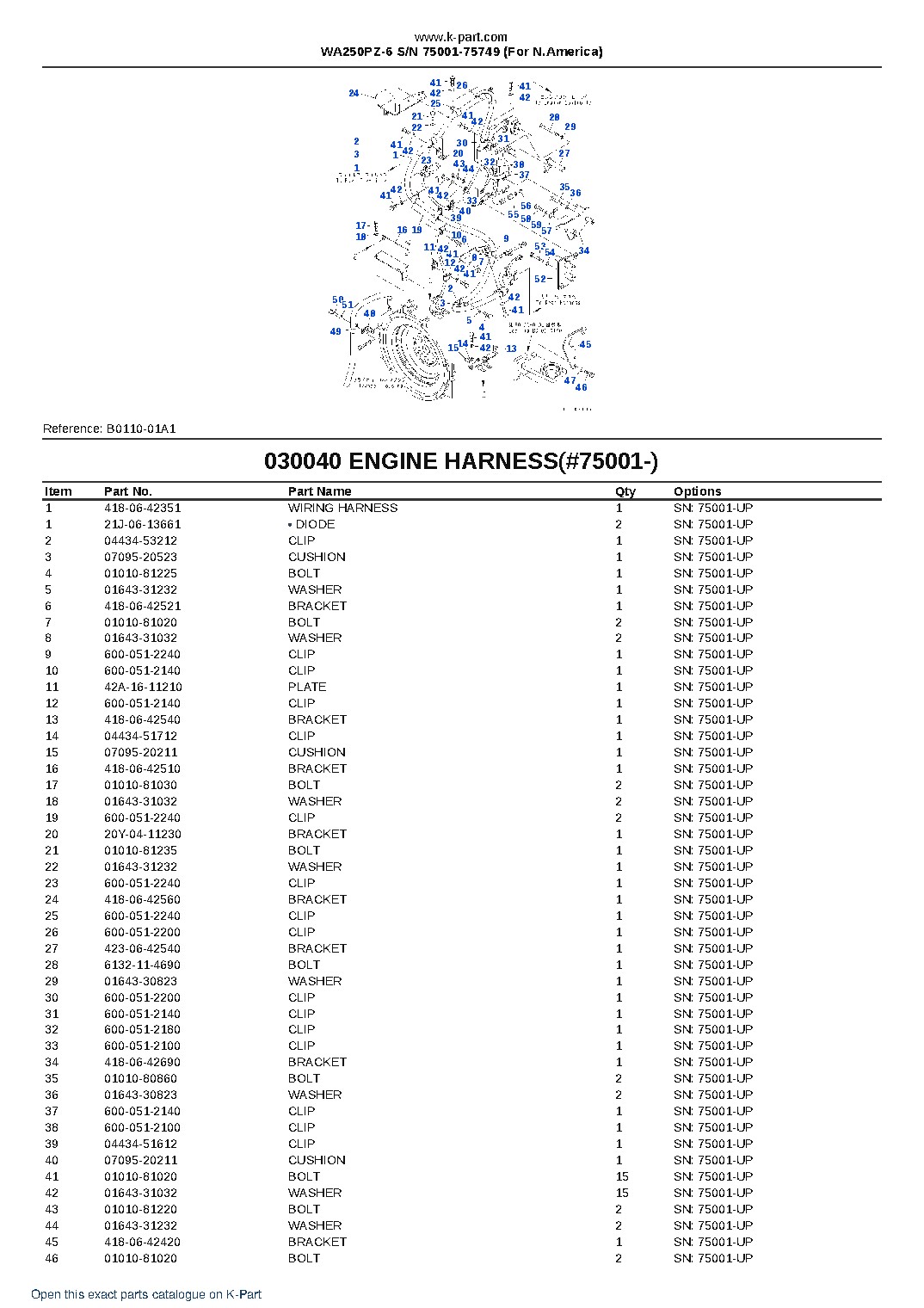 WA250PZ-6 S/N 75001-75749 (For N.America) – sample page 5