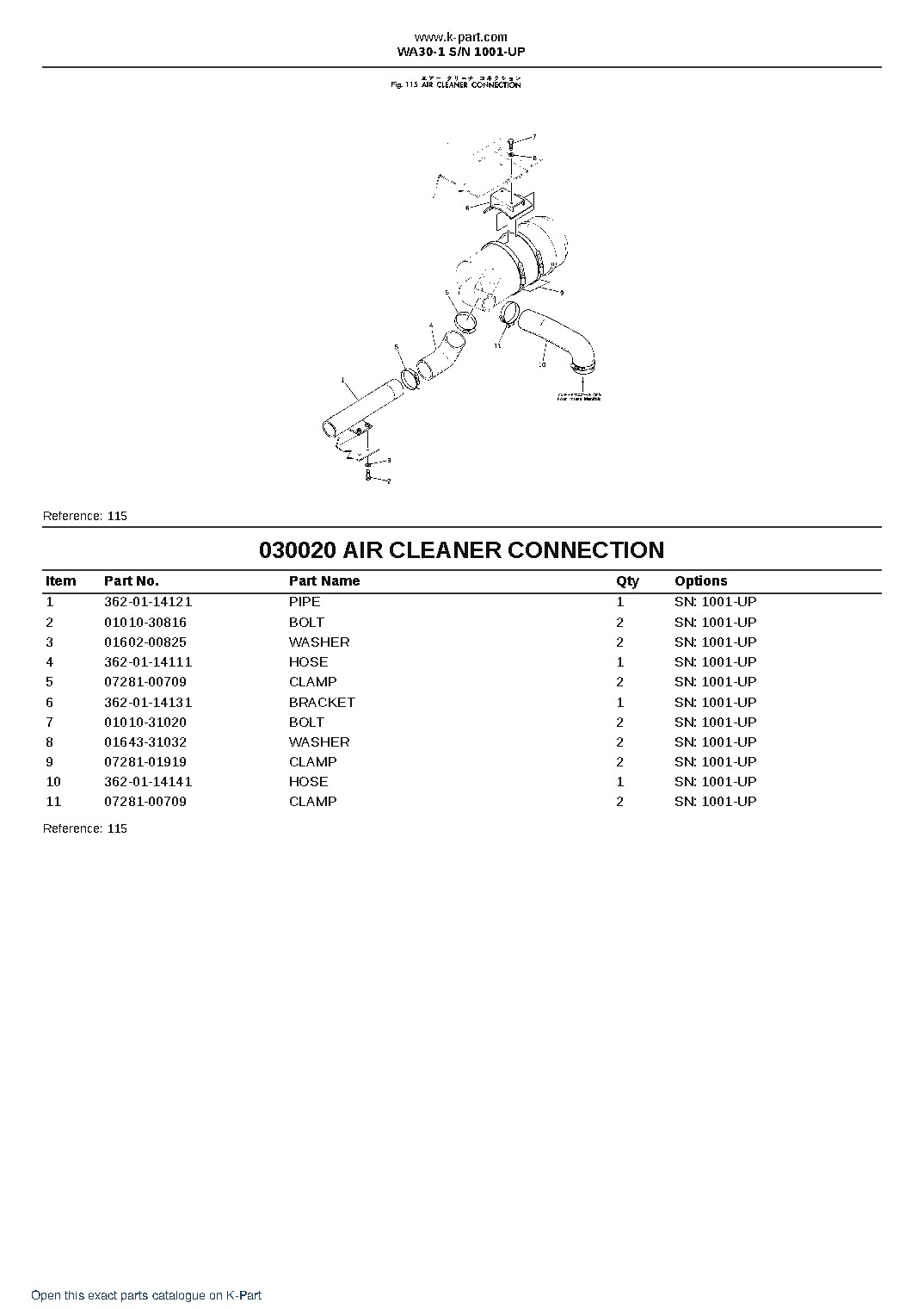 WA30-1 S/N 1001-UP – sample page 2