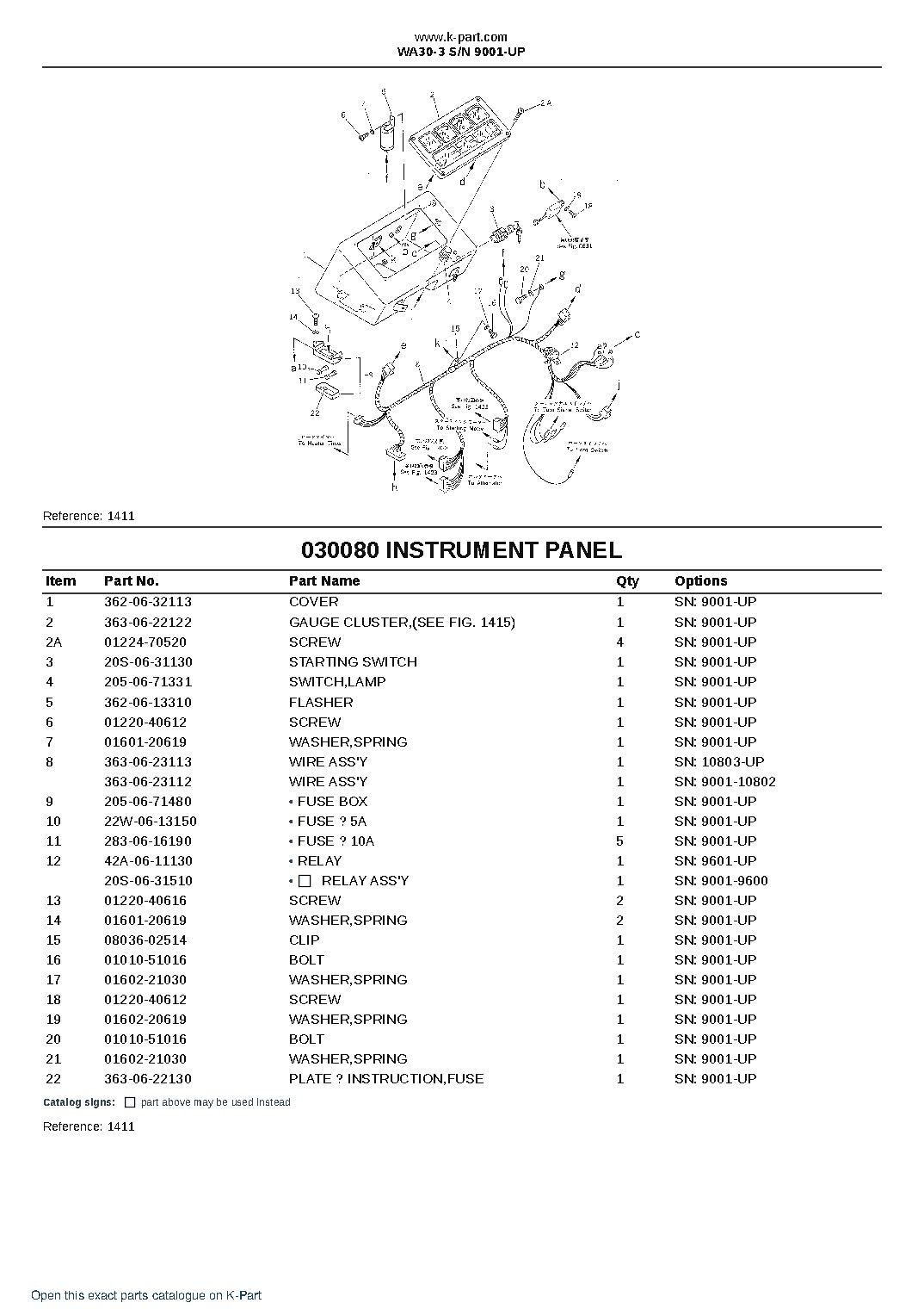 WA30-3 S/N 9001-UP – sample page 8