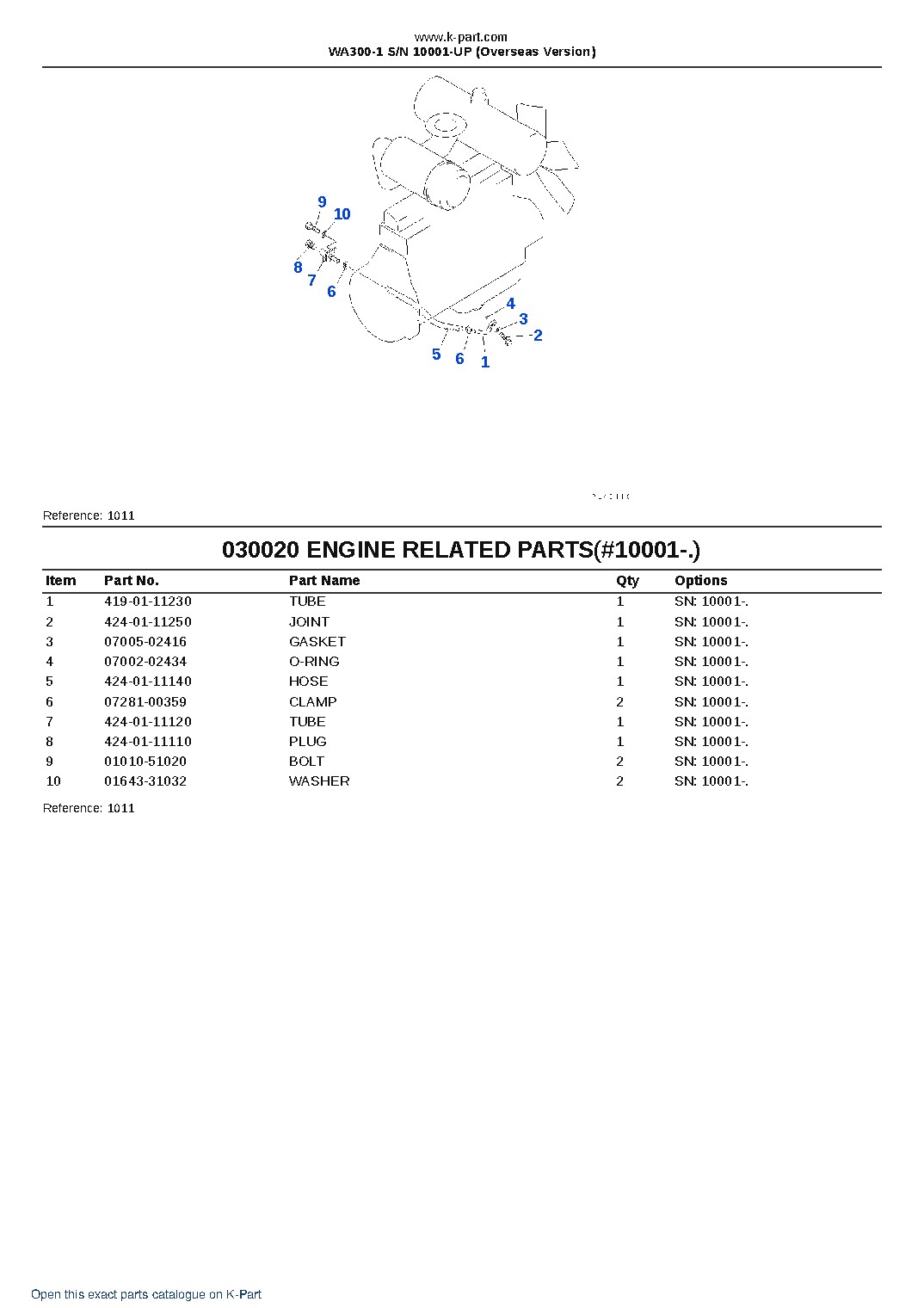 WA300-1 S/N 10001-UP (Overseas Version) – sample page 3