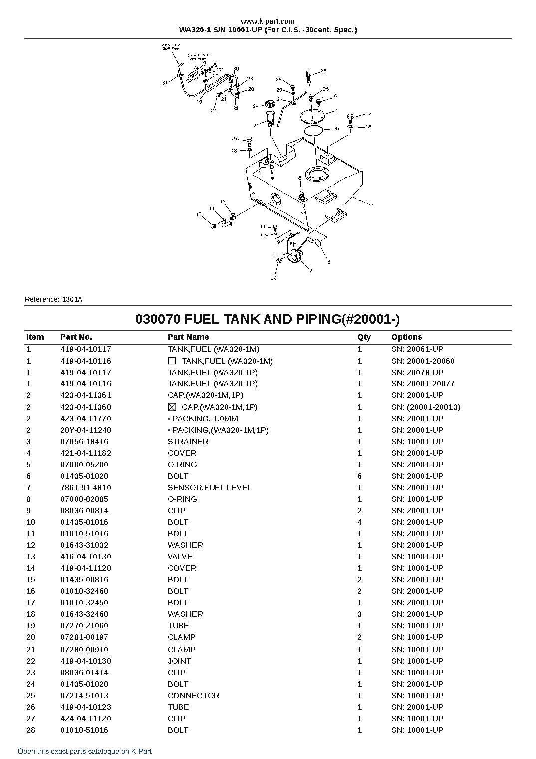 WA320-1 S/N 10001-UP (For C.I.S. -30cent. Spec.) – sample page 8
