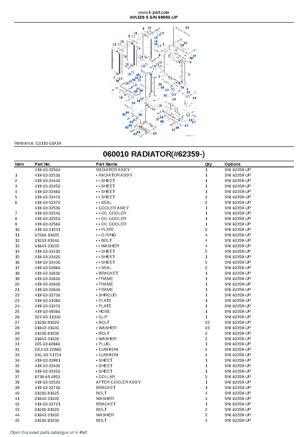 WA320-5 S/N 60001-UP – sample page 7 WA320-5 S/N 60001-UP – sample page 7
