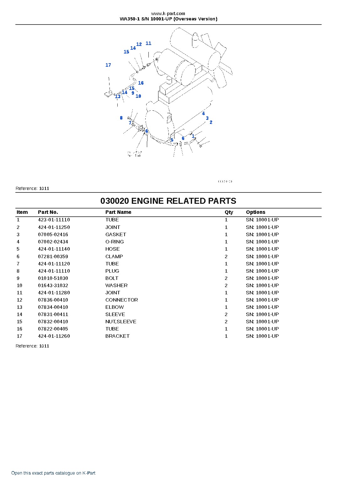 WA350-1 S/N 10001-UP (Overseas Version) – sample page 2