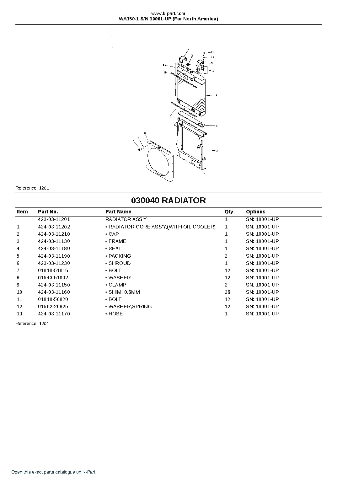 WA350-1 S/N 10001-UP (For North America) – sample page 5