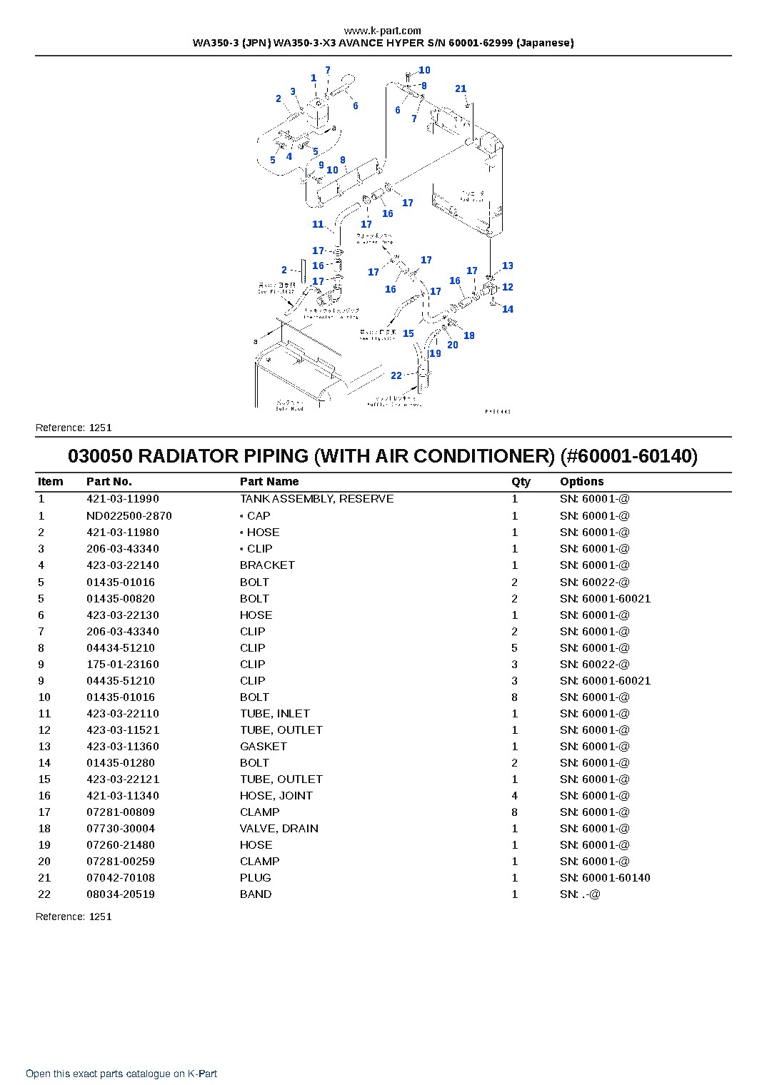 WA350-3 (JPN) WA350-3-X3 AVANCE HYPER S/N 60001-62999 (Japanese) – sample page 7