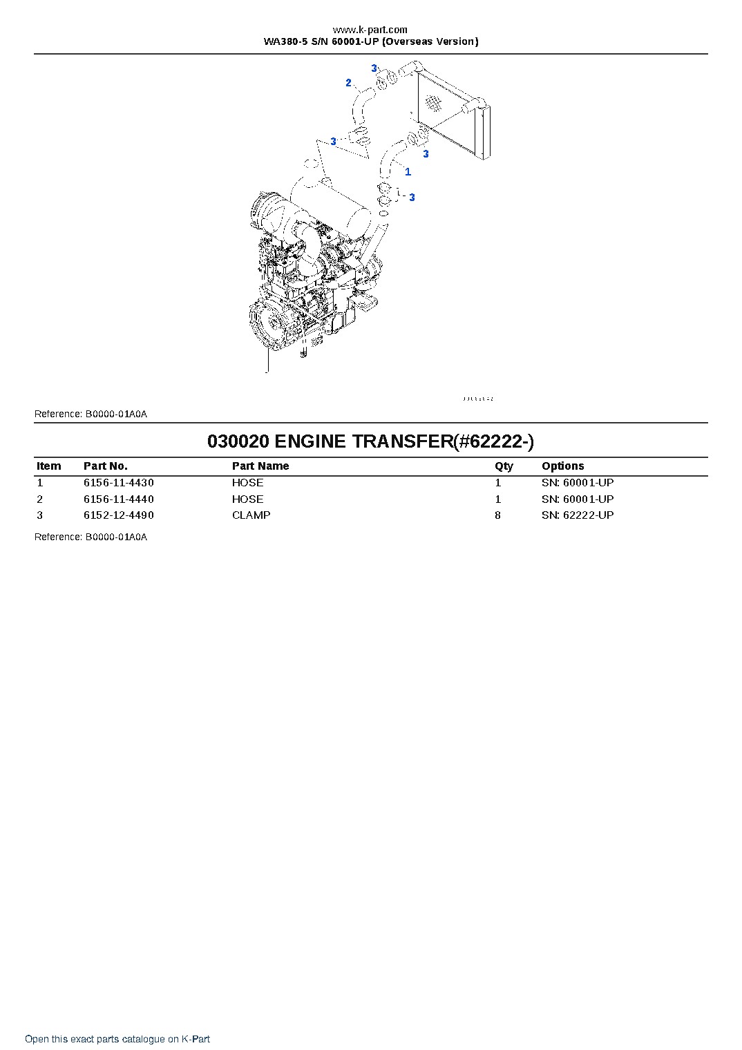 WA380-5 S/N 60001-UP (Overseas Version) – sample page 2