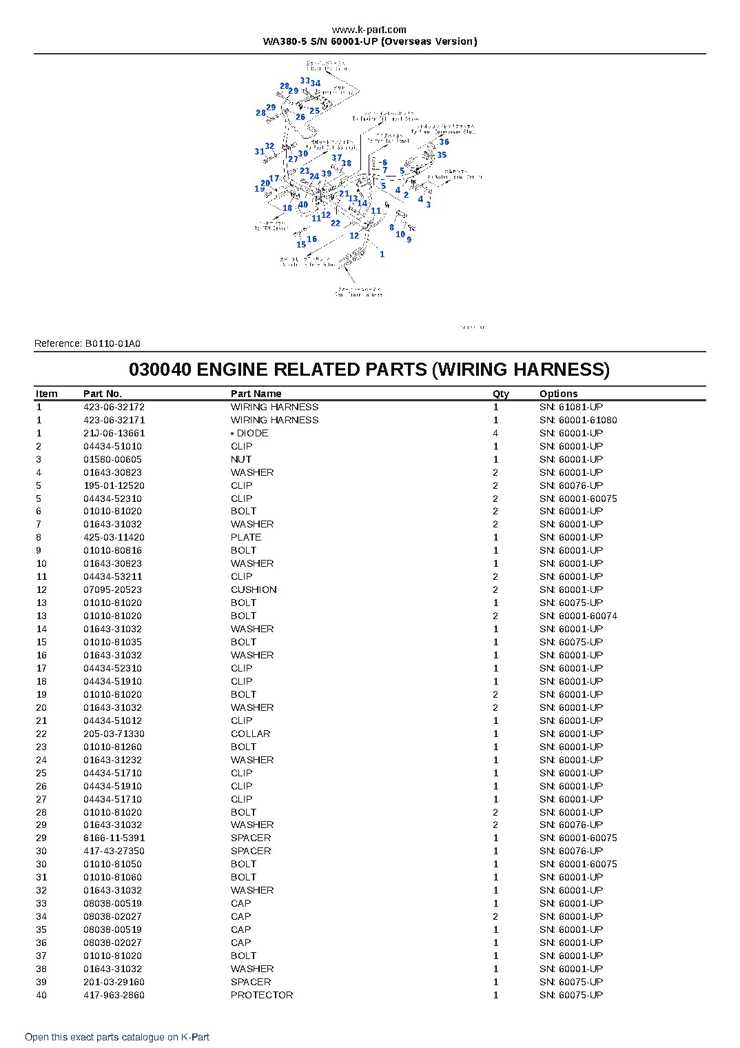 WA380-5 S/N 60001-UP (Overseas Version) – sample page 4
