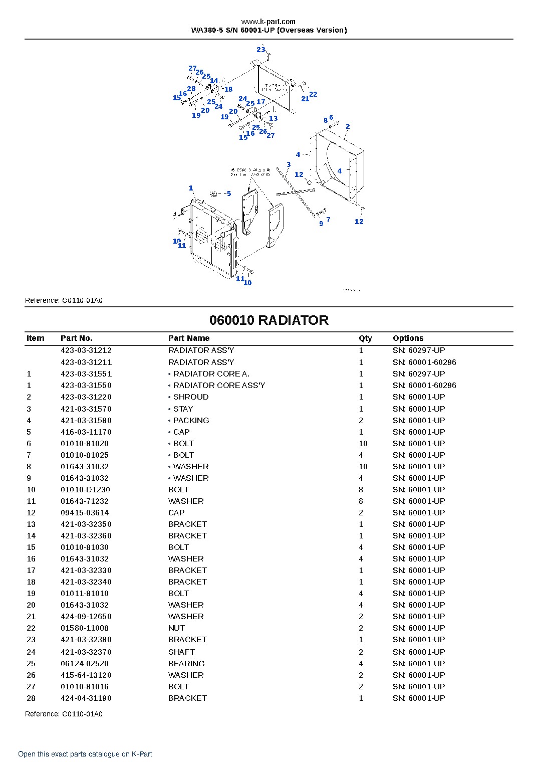 WA380-5 S/N 60001-UP (Overseas Version) – sample page 8