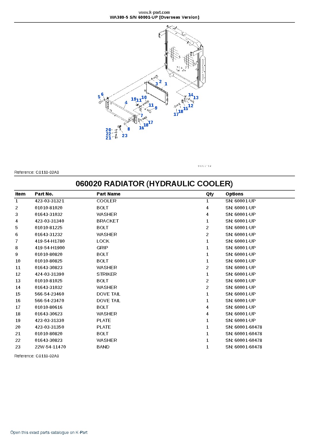 WA380-5 S/N 60001-UP (Overseas Version) – sample page 9
