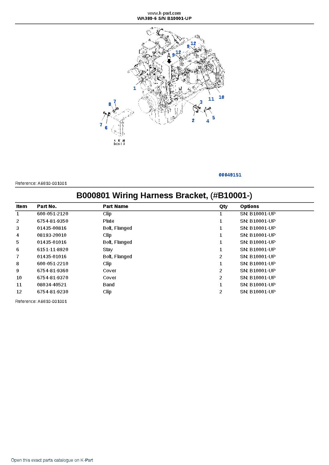 WA380-6 S/N B10001-UP – sample page 10 WA380-6 S/N B10001-UP – sample page 10