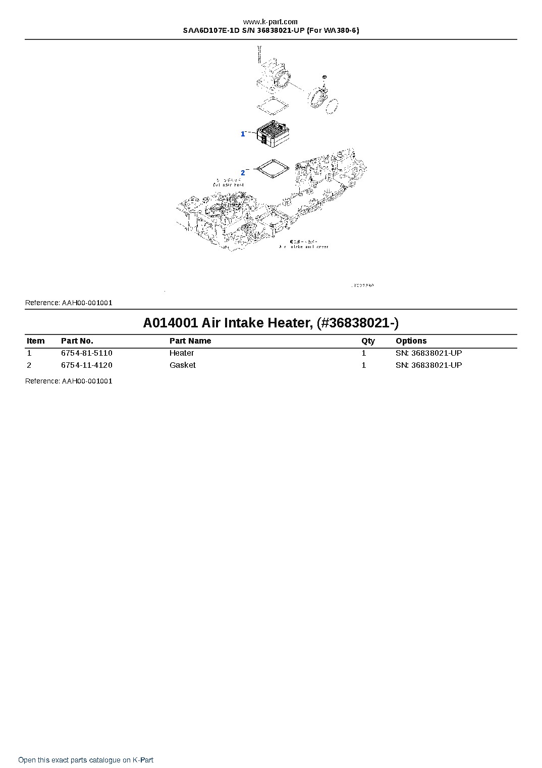 SAA6D107E-1D S/N 36838021-UP (For WA380-6) – sample page 9 SAA6D107E-1D S/N 36838021-UP (For WA380-6) – sample page 9