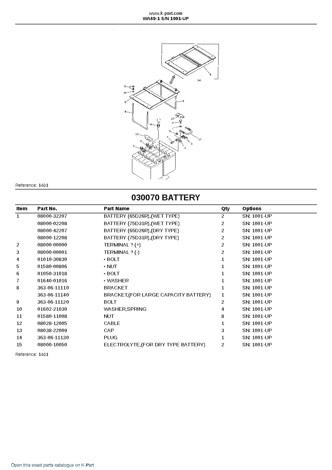 WA40-1 S/N 1001-UP – sample page 10