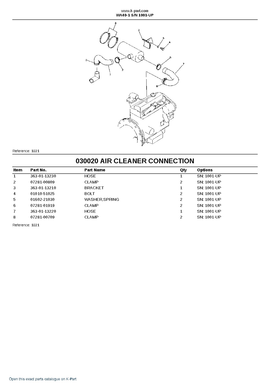 WA40-1 S/N 1001-UP – sample page 2