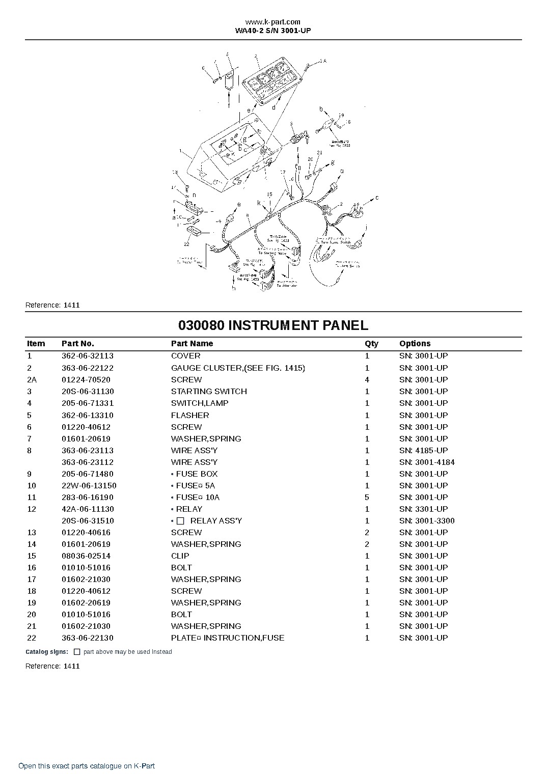 WA40-2 S/N 3001-UP – sample page 8 WA40-2 S/N 3001-UP – sample page 8