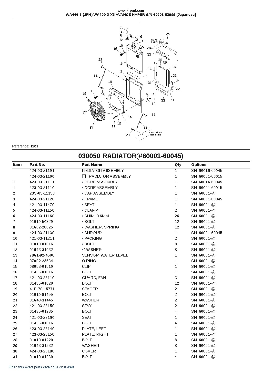 WA400-3 (JPN) WA400-3-X3 AVANCE HYPER S/N 60001-62999 (Japanese) – sample page 6