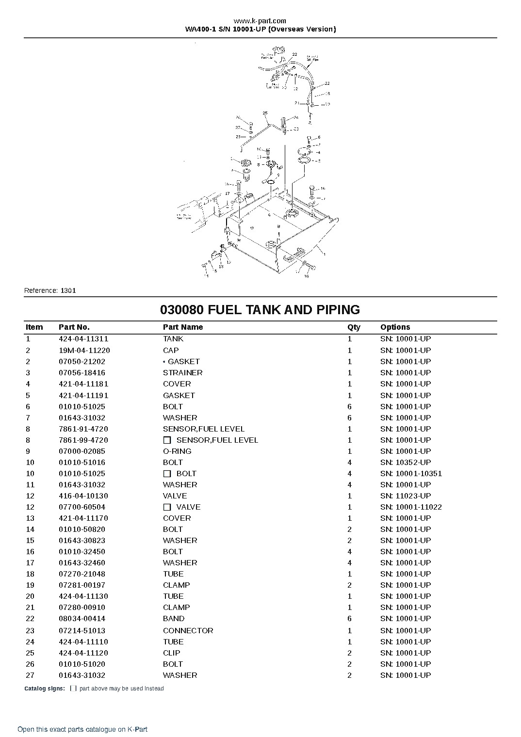 WA400-1 S/N 10001-UP (Overseas Version) – sample page 10 WA400-1 S/N 10001-UP (Overseas Version) – sample page 10
