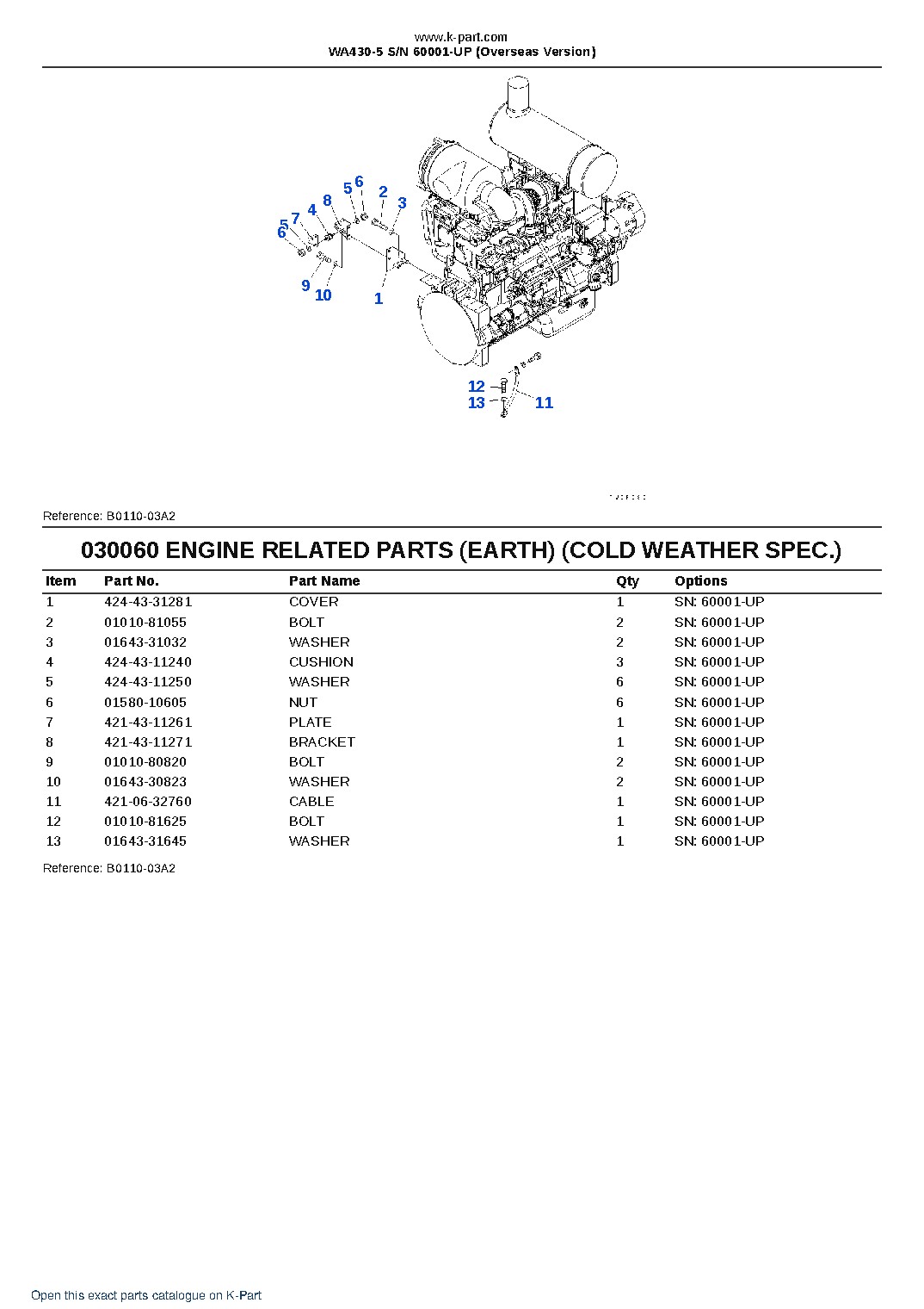 WA430-5 S/N 60001-UP (Overseas Version) – sample page 7