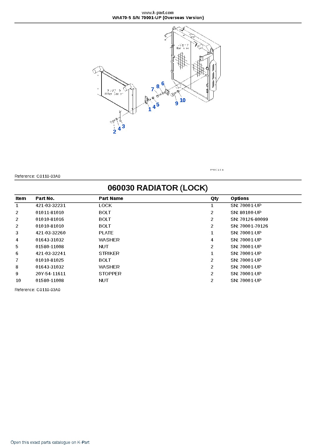 WA470-5 S/N 70001-UP (Overseas Version) – sample page 7
