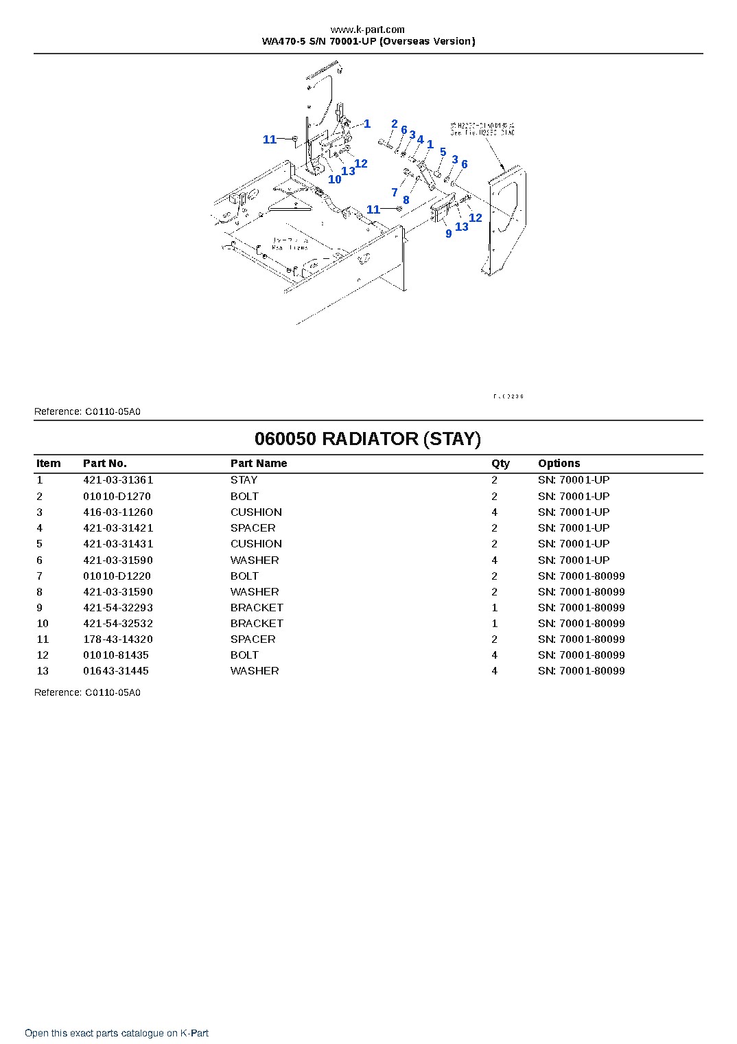 WA470-5 S/N 70001-UP (Overseas Version) – sample page 9