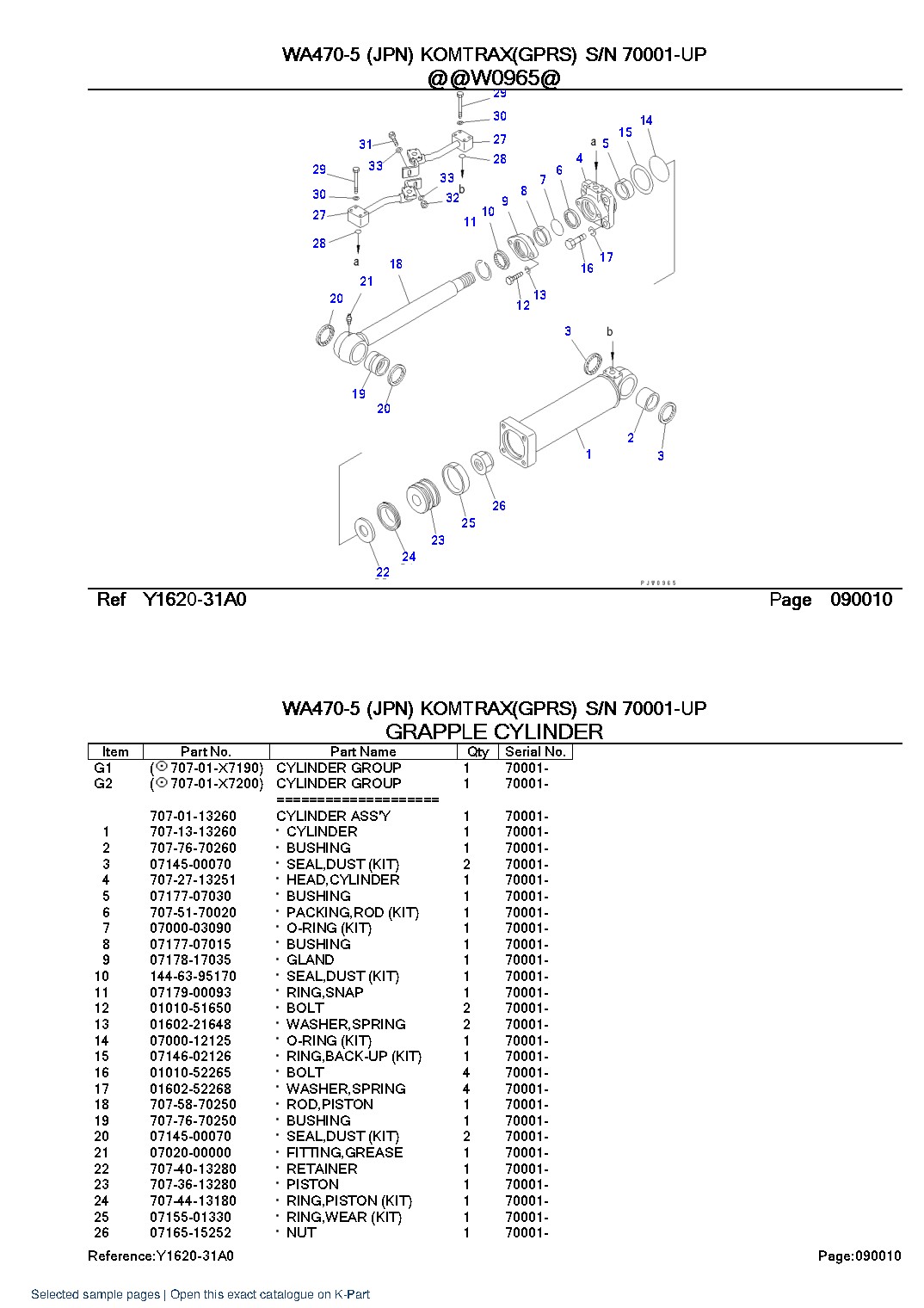 WA470-5 (JPN) KOMTRAX(GPRS) S/N 70001-UP – sample page 9 WA470-5 (JPN) KOMTRAX(GPRS) S/N 70001-UP – sample page 9