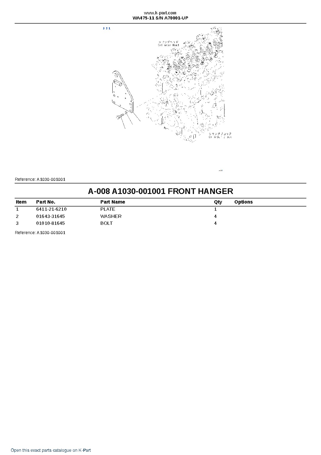 WA475-11 S/N A70001-UP – sample page 4 WA475-11 S/N A70001-UP – sample page 4