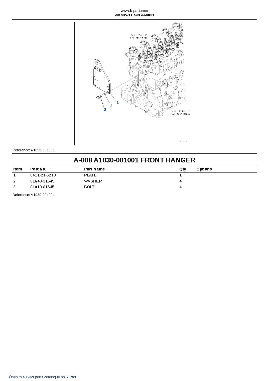 WA485-11 S/N A60001 – sample page 4 WA485-11 S/N A60001 – sample page 4
