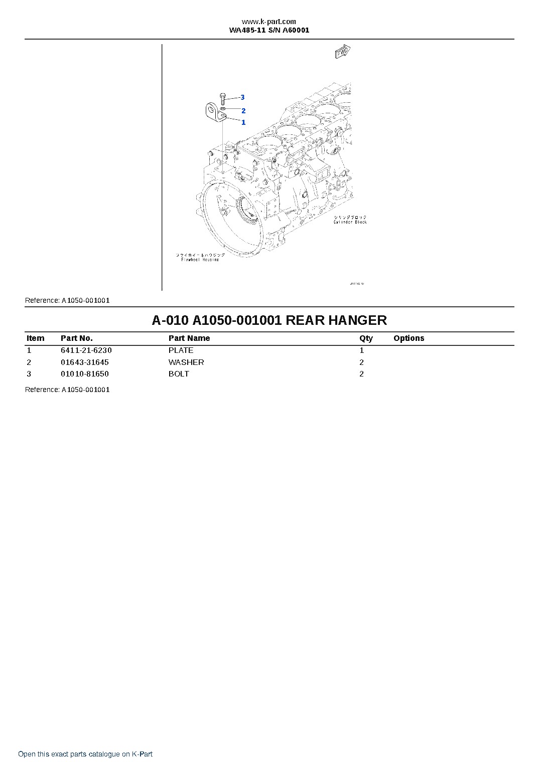 WA485-11 S/N A60001 – sample page 5 WA485-11 S/N A60001 – sample page 5