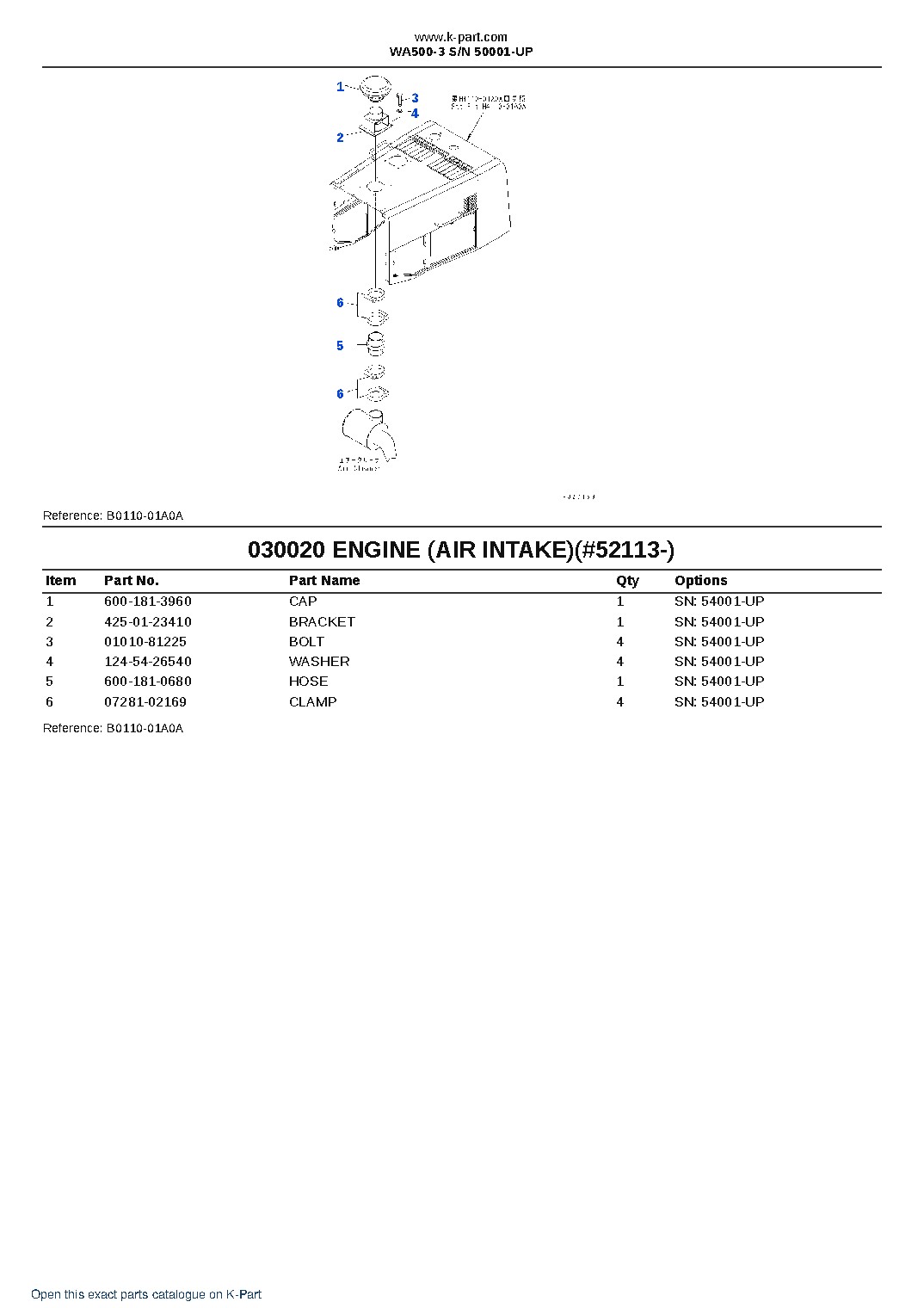 WA500-3 S/N 50001-UP – sample page 2 WA500-3 S/N 50001-UP – sample page 2