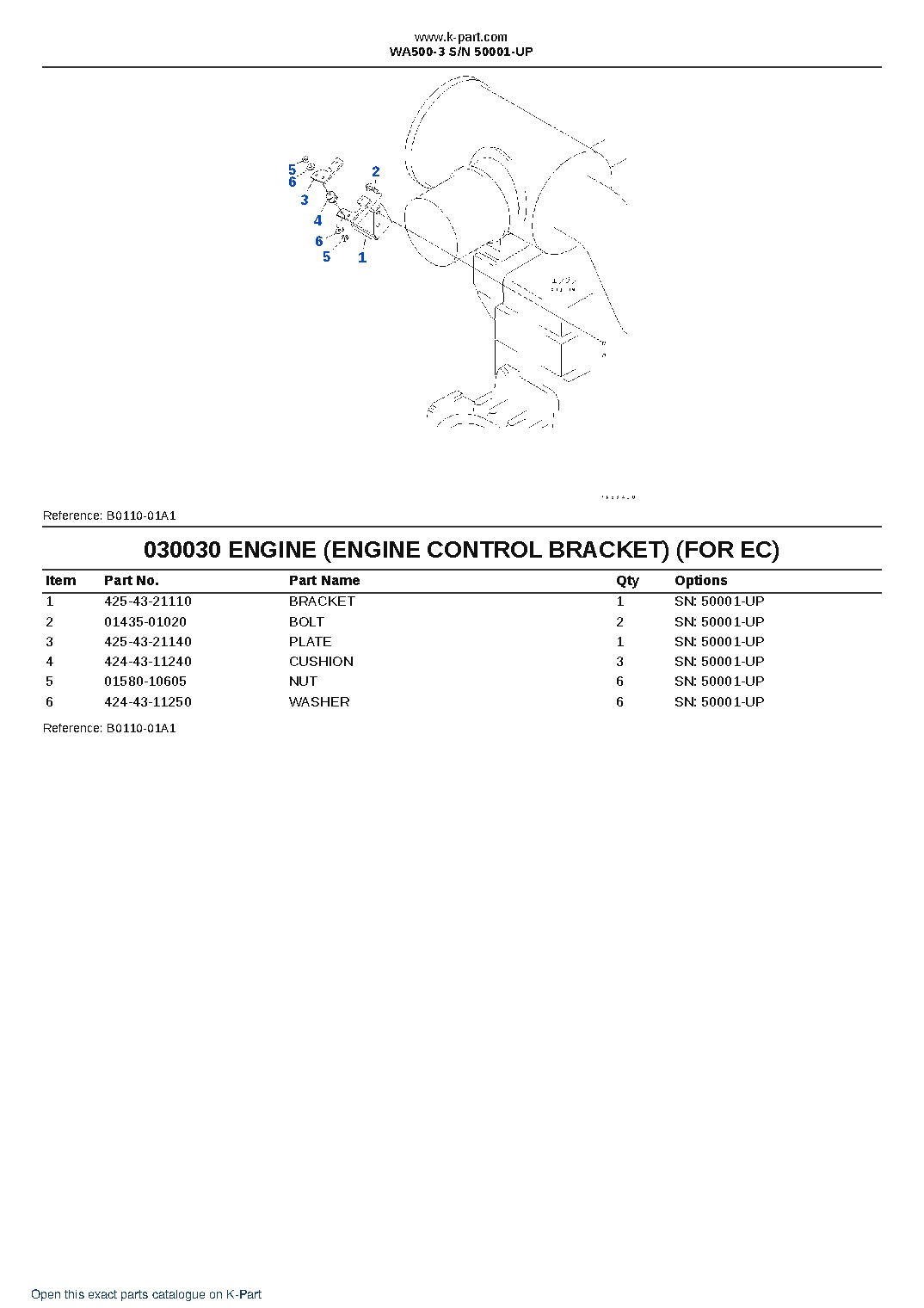 WA500-3 S/N 50001-UP – sample page 3 WA500-3 S/N 50001-UP – sample page 3