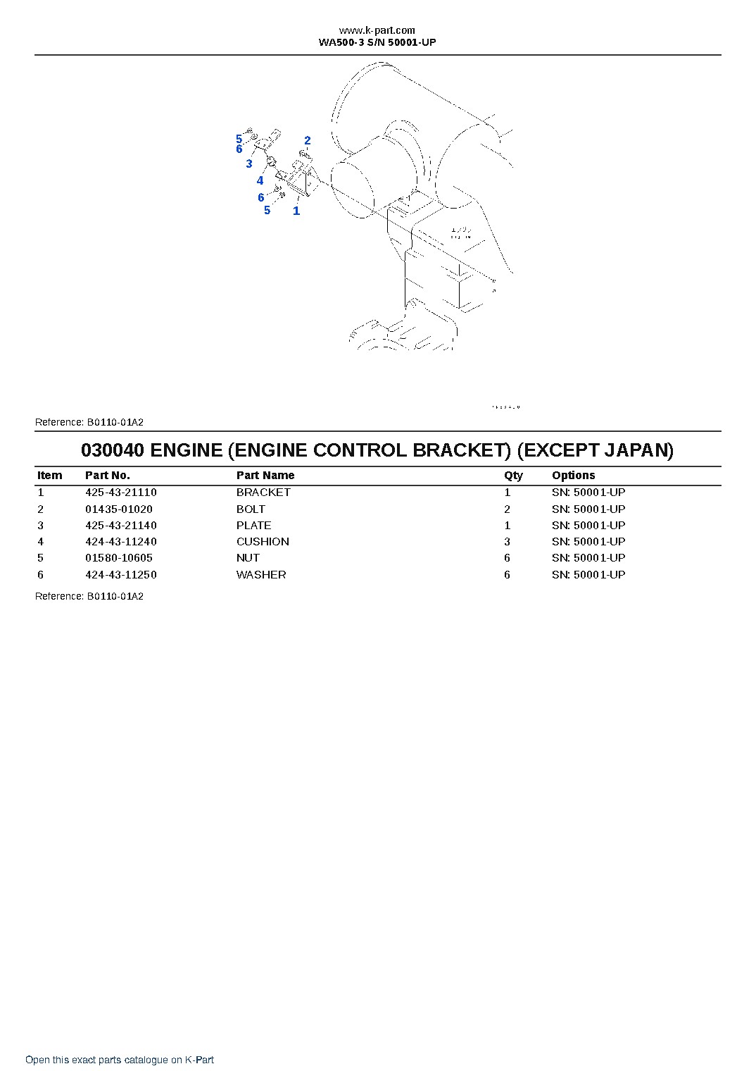 WA500-3 S/N 50001-UP – sample page 4 WA500-3 S/N 50001-UP – sample page 4