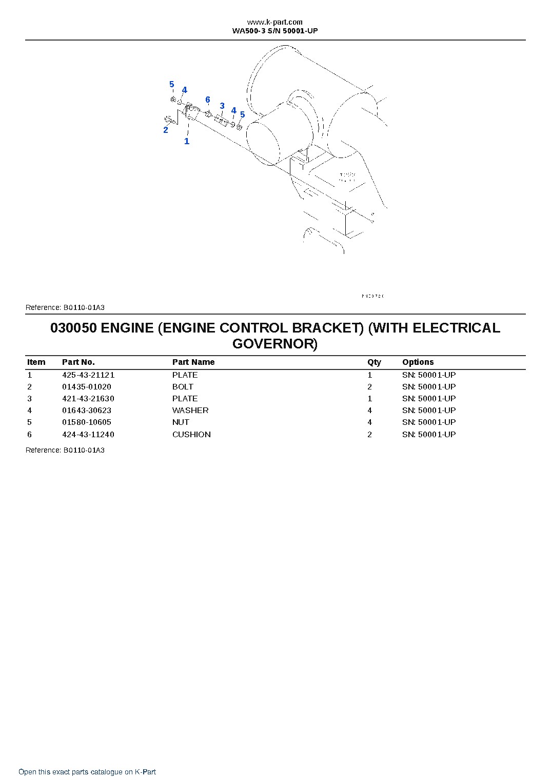 WA500-3 S/N 50001-UP – sample page 5 WA500-3 S/N 50001-UP – sample page 5