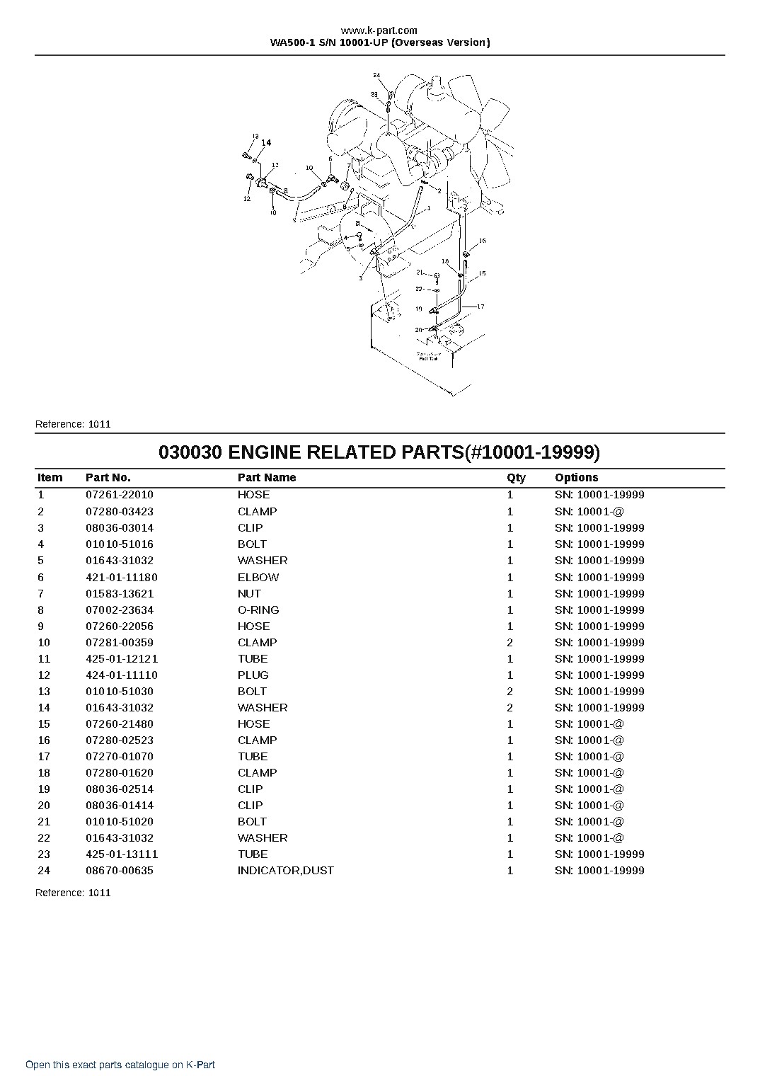 WA500-1 S/N 10001-UP (Overseas Version) – sample page 3