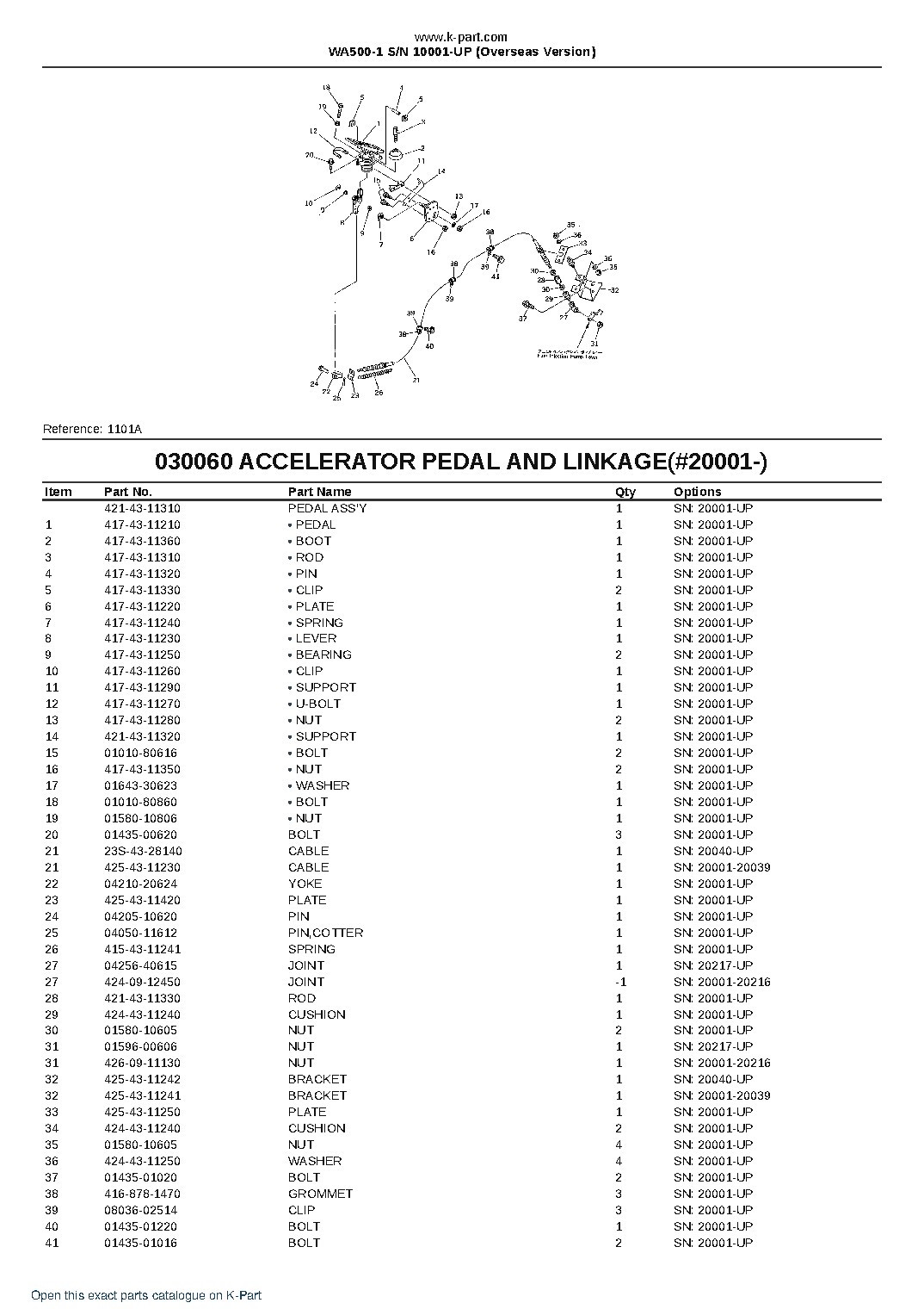WA500-1 S/N 10001-UP (Overseas Version) – sample page 7