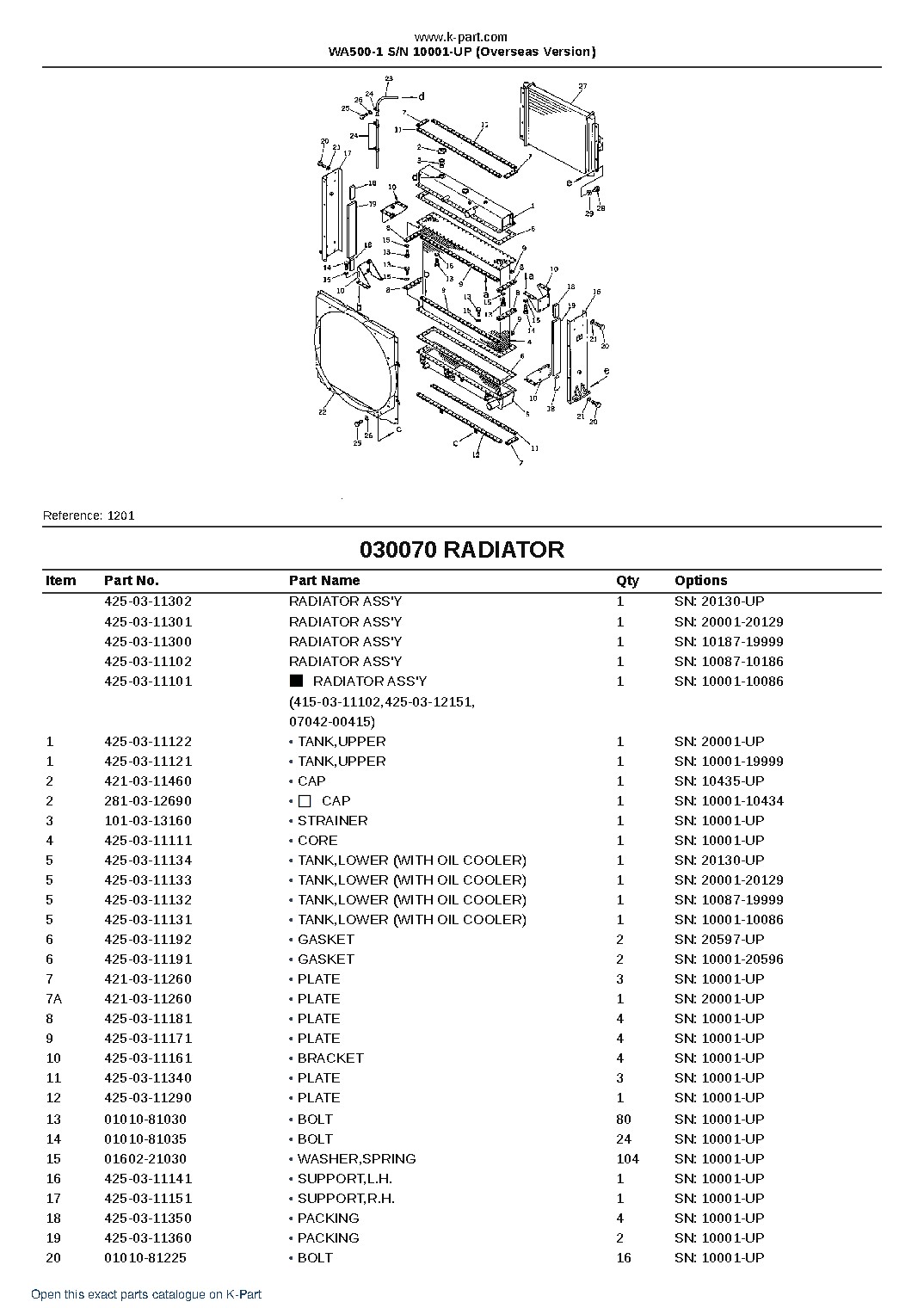 WA500-1 S/N 10001-UP (Overseas Version) – sample page 9