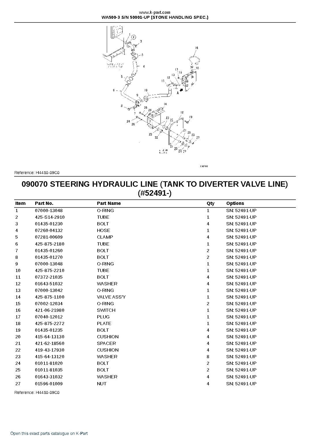 WA500-3 S/N 50001-UP (STONE HANDLING SPEC.) – sample page 10