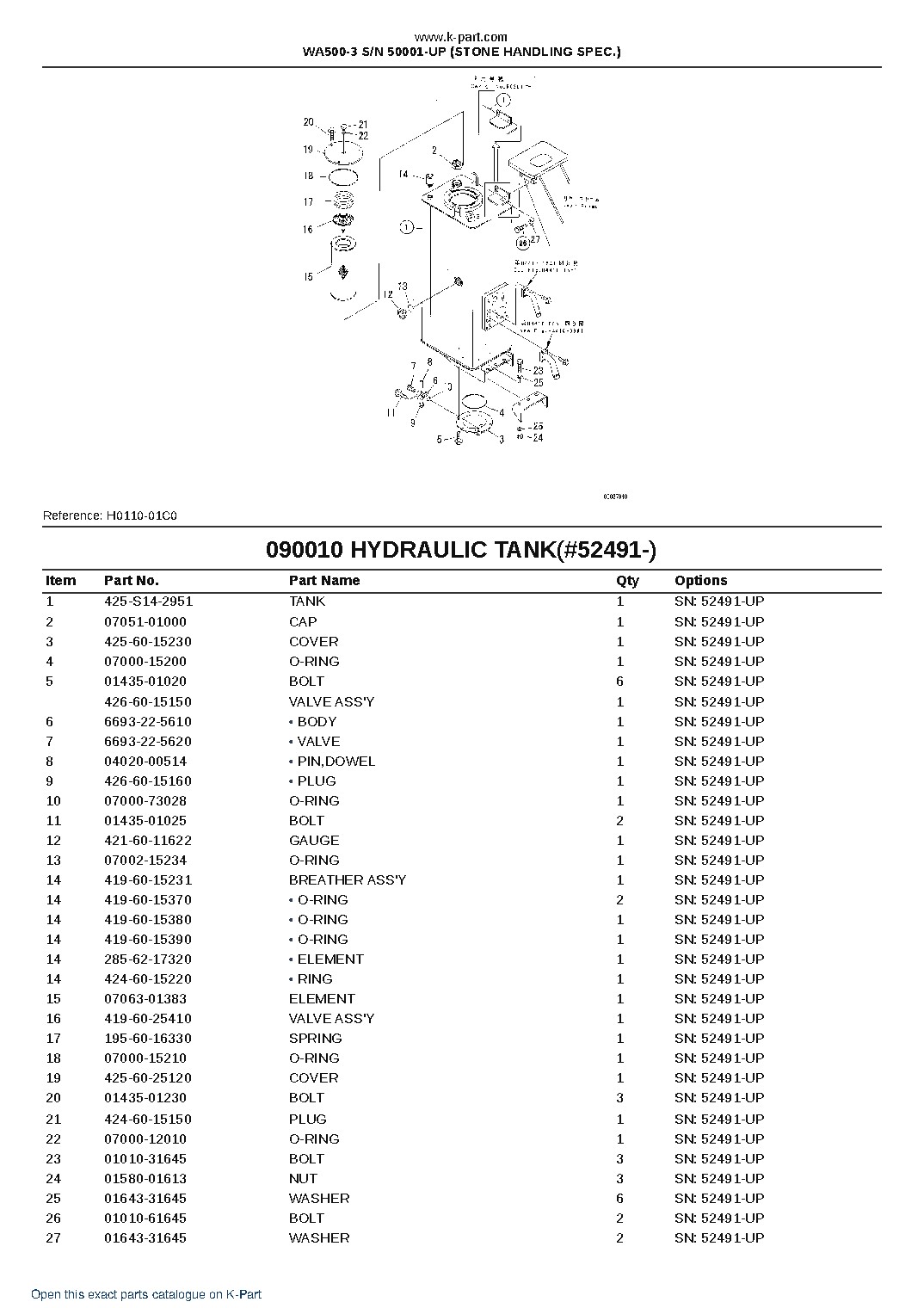 WA500-3 S/N 50001-UP (STONE HANDLING SPEC.) – sample page 3