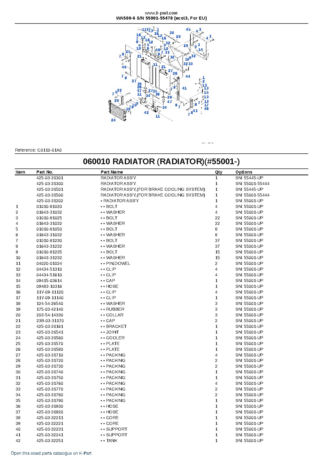 WA500-6 S/N 55001-55478 (ecot3, For EU) – sample page 6
