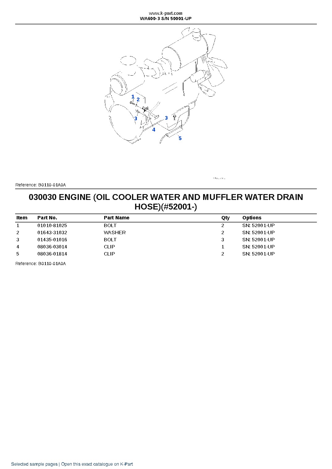 WA600-3 S/N 50001-UP – sample page 3 WA600-3 S/N 50001-UP – sample page 3