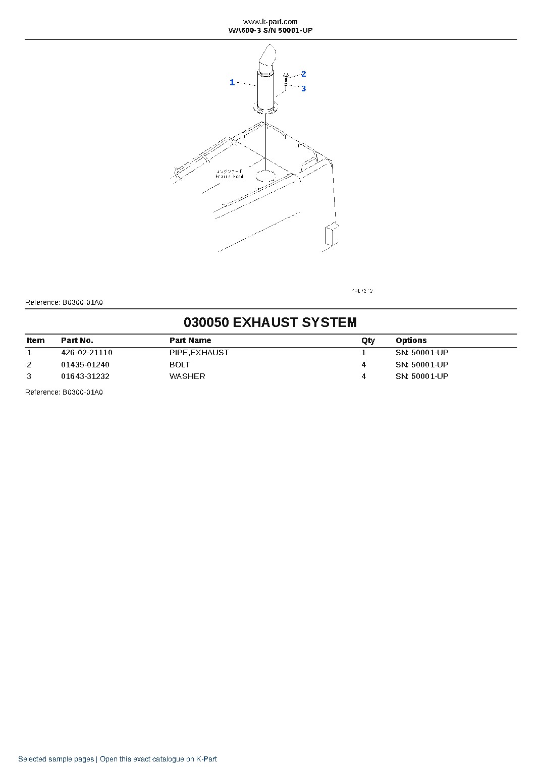 WA600-3 S/N 50001-UP – sample page 5 WA600-3 S/N 50001-UP – sample page 5