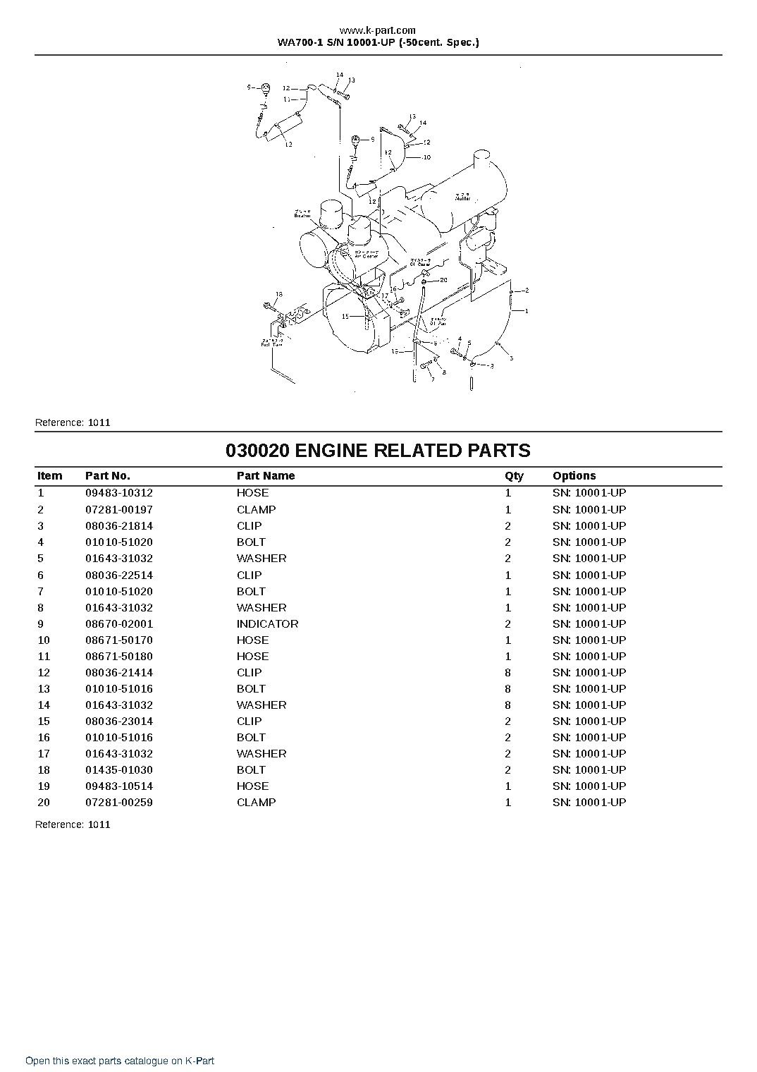 WA700-1 S/N 10001-UP (-50cent. Spec.) – sample page 2