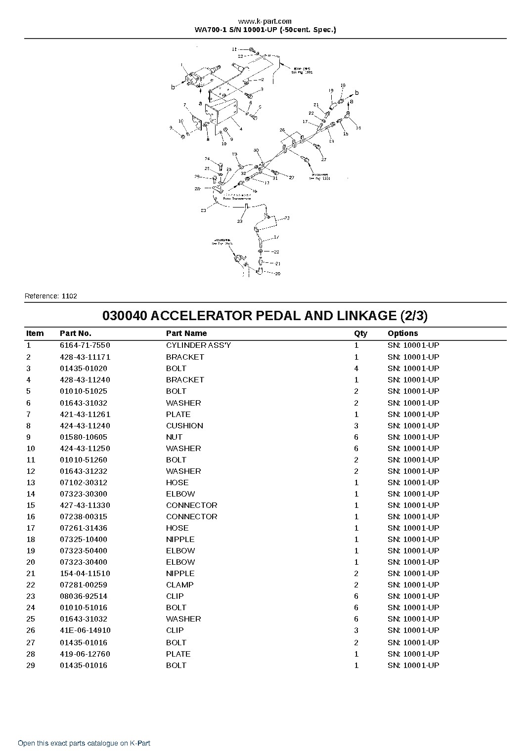 WA700-1 S/N 10001-UP (-50cent. Spec.) – sample page 5