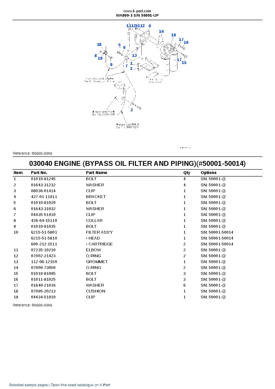 WA800-3 S/N 50001-UP – sample page 6 WA800-3 S/N 50001-UP – sample page 6