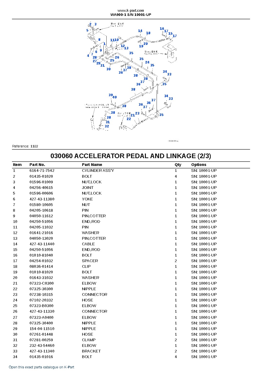 WA900-1 S/N 10001-UP – sample page 8