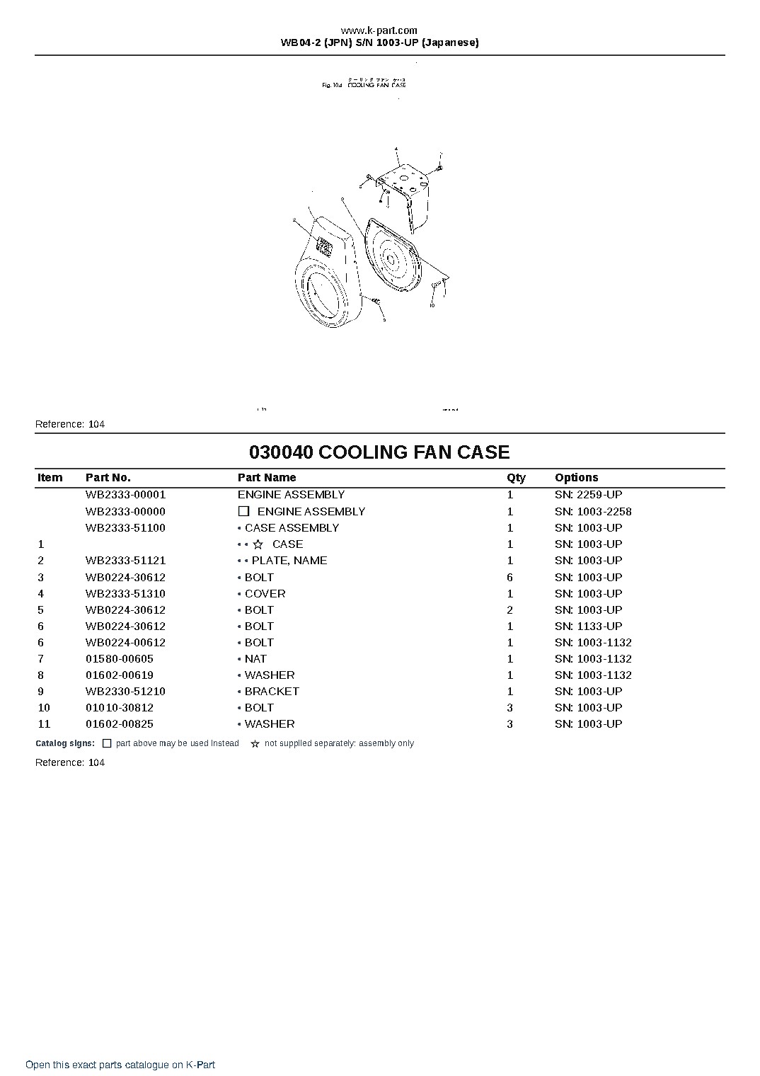 WB04-2 (JPN) S/N 1003-UP (Japanese) – sample page 6 WB04-2 (JPN) S/N 1003-UP (Japanese) – sample page 6