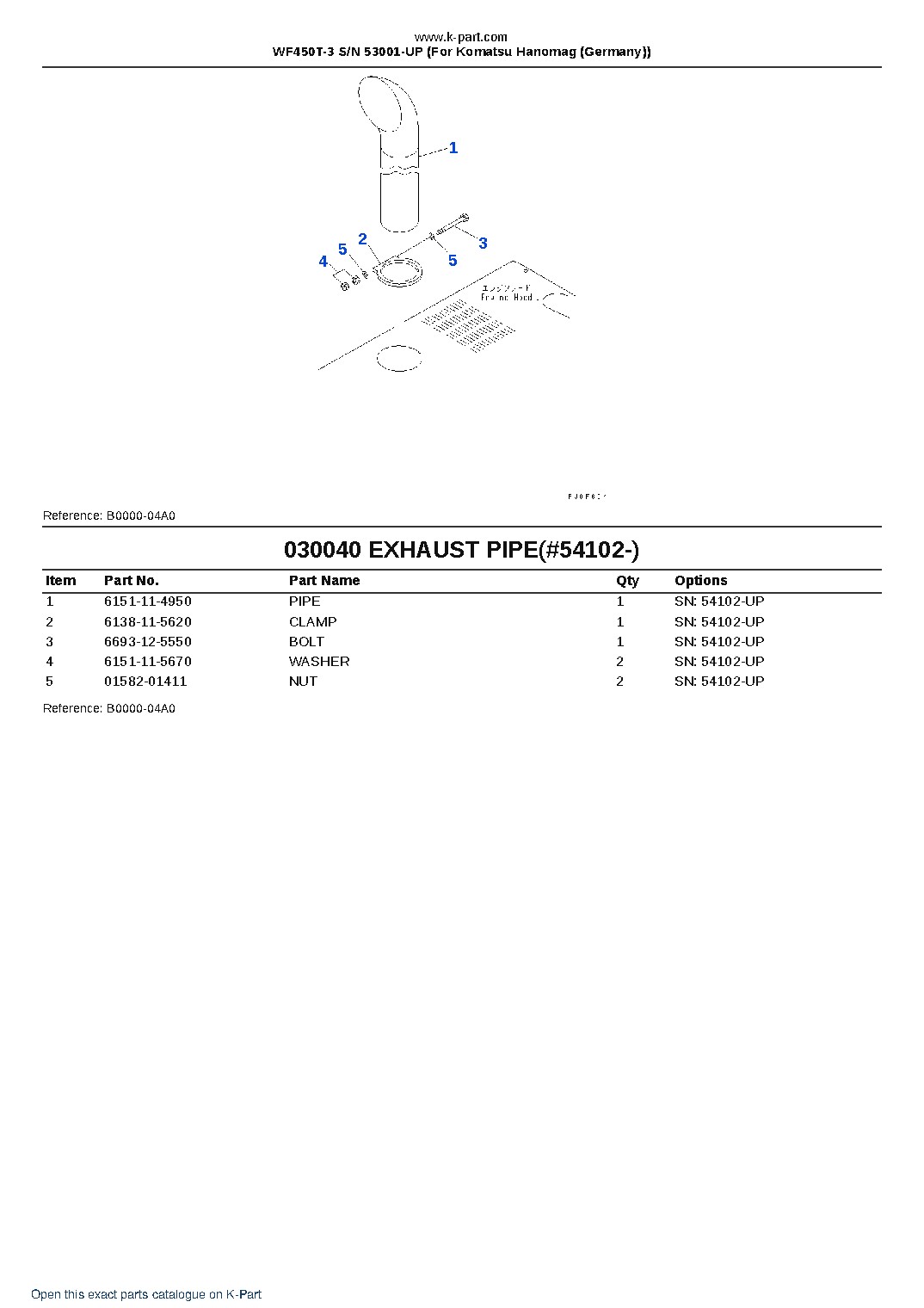 WF450T-3 S/N 53001-UP (For Komatsu Hanomag (Germany)) – sample page 5