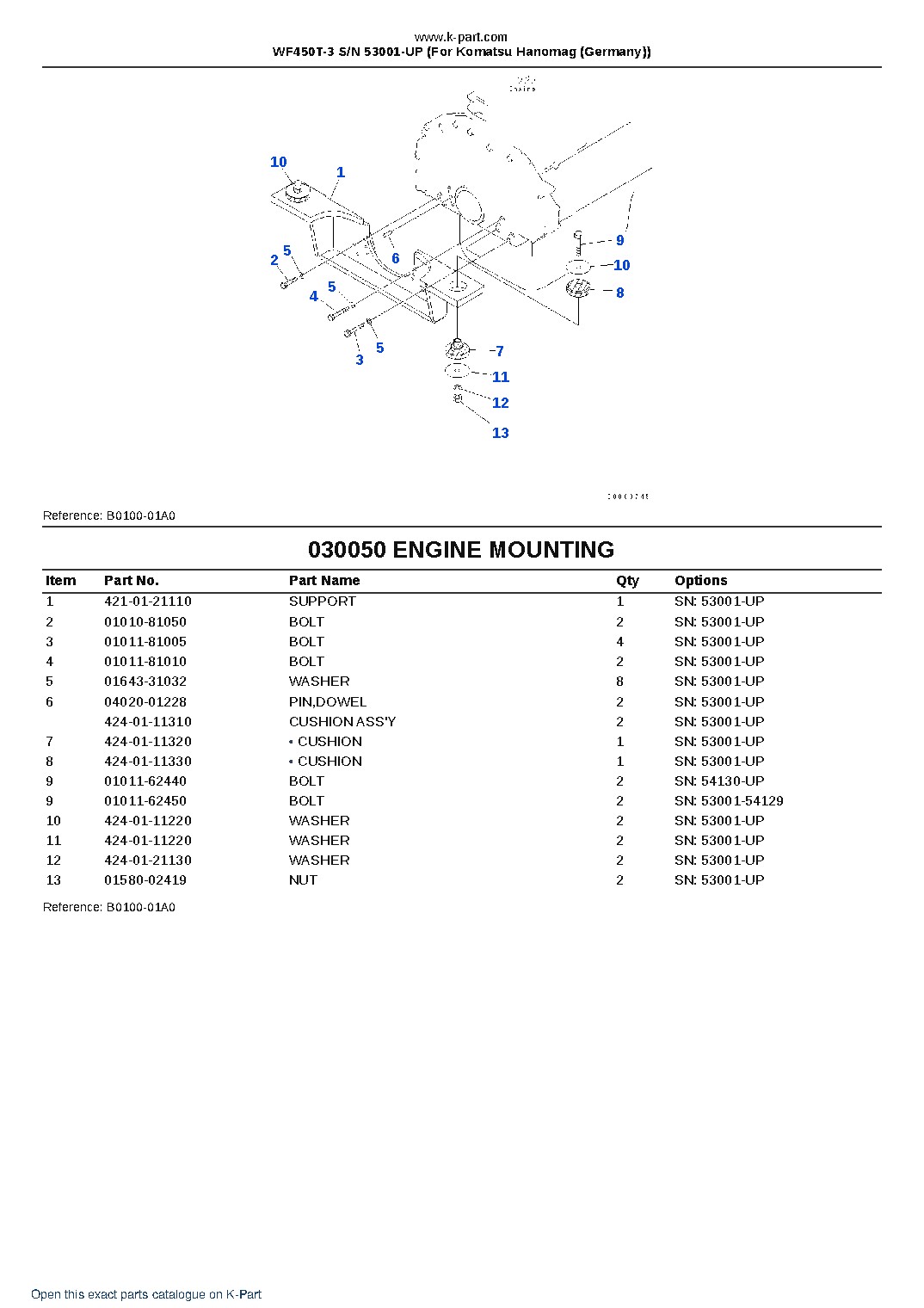 WF450T-3 S/N 53001-UP (For Komatsu Hanomag (Germany)) – sample page 6